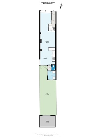 Floorplan - Leuvenstraat 19, 2313 XX Leiden